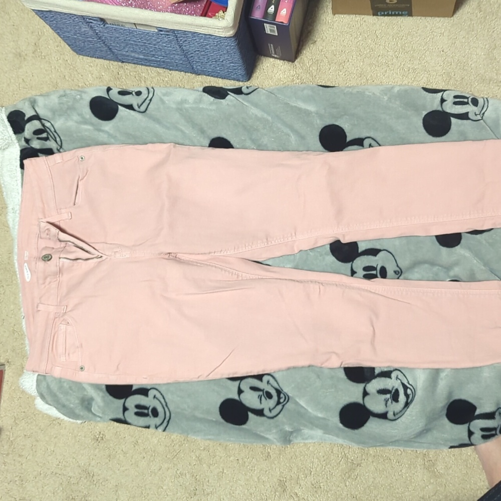 Old Navy Rockstar Jeans pink size 10